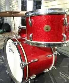 Gretsch Round Bade 20/14/12 with Snare - MID 60s