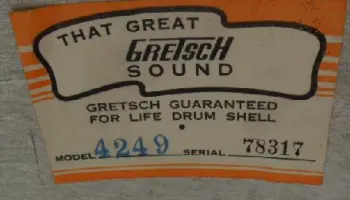 Gretsch Round Bade 20/14/12 with Snare - MID 60s
