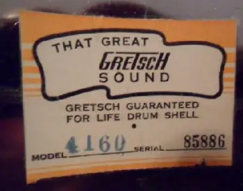 Gretsch Round Bade 20/14/12 with Snare - MID 60s