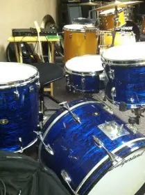 Slingerland Blue Agate Drums