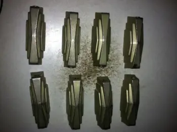 Ludwig lugs, single flange/clips, ego throw