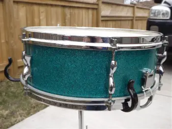 John Grey Capri 5x14 Aquamarine Sparkle Snare