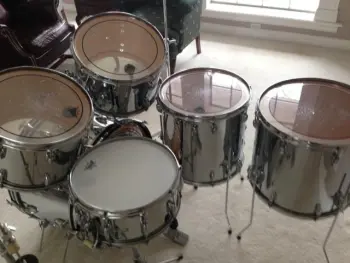 1977 chrome over wood 6-piece Slingerland kit
