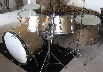 1968 Ludwig Champagne Sparkle Kit