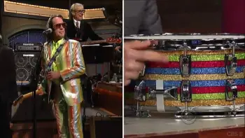 What was that snare on Letterman last night?