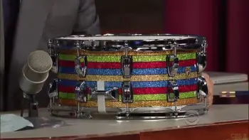 What was that snare on Letterman last night?