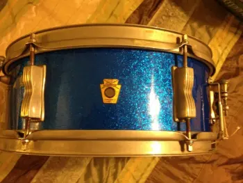 1964 Ludwig blue sparkle snare