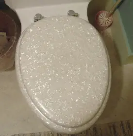 Suprise in the bathroom