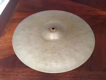 Late 50s/60s Turkish Zildjian K 14 Inch Hi Hat Cymbal/20 In A Sizzle