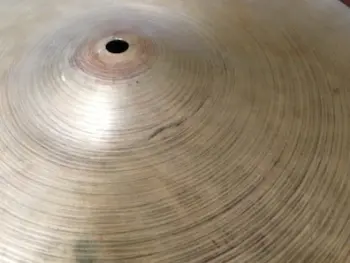 Late 50s/60s Turkish Zildjian K 14 Inch Hi Hat Cymbal/20 In A Sizzle