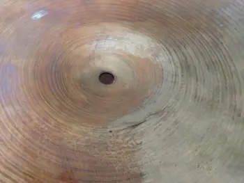 Late 50s/60s Turkish Zildjian K 14 Inch Hi Hat Cymbal/20 In A Sizzle