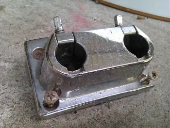 Pearl bass drum hardware parts, International Series, 80's