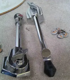 Pearl bass drum hardware parts, International Series, 80's