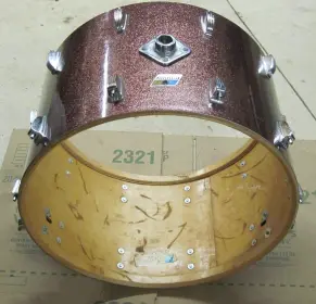 Blue And Olive Badge On Burgundy Sparkle ??