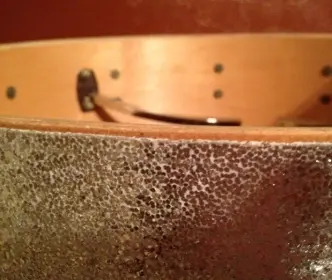 1970's Ludwig Silver Sparkle 22x14 Bass drum(Virgin), Blue/Olive Badge