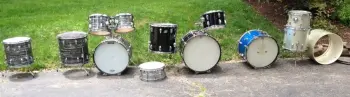 Lots of Ludwig! kits, snares, singles and parts! check it out