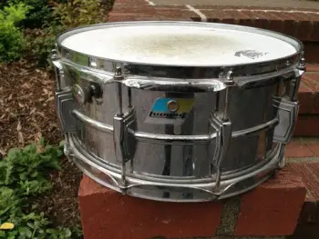 Ludwig Bonham 402 supra, 6.5x14 B/O badge, nice!