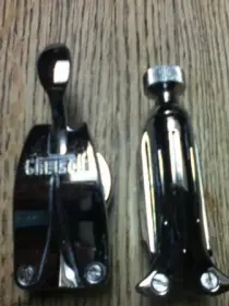 Vintage Gretsch Parts, Snare Lugs, 2 Lightning throws