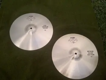 Near MINT Paiste 404 Medium HHs 14in Brown Label