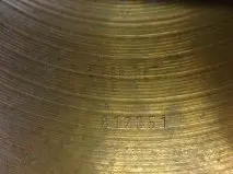 Paiste 2002 black label ride, vintage 1970's