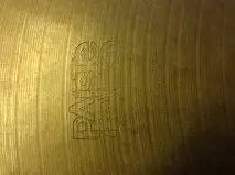 Paiste 2002 black label ride, vintage 1970's