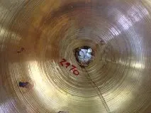 Paiste 2002 black label ride, vintage 1970's