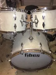 1970 Fibes Fiberglass drum set