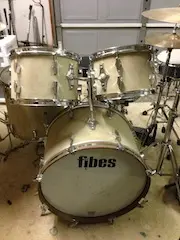 1970 Fibes Fiberglass drum set