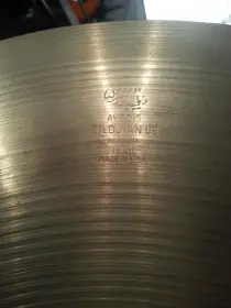 New member intro and interesting 18&quot; A. Zildjian lathing