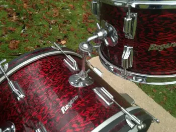 1960's vintage Rogers Holiday drums in Red Onyx! 12/14/16/20 + powertone snare!
