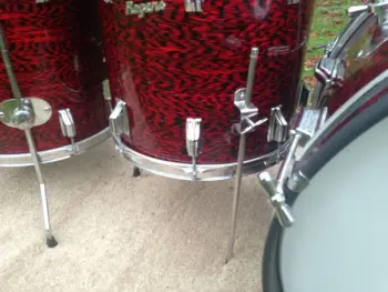 1960's vintage Rogers Holiday drums in Red Onyx! 12/14/16/20 + powertone snare!