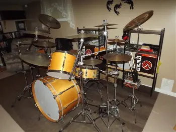 Newest Acquistion - 70`s Ludwig Mach 4 Thermglass Maple Kit