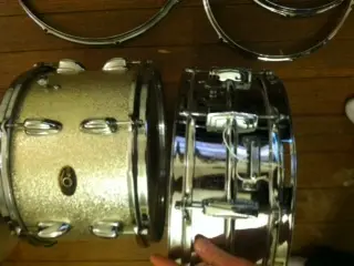 1960's slingerland (?modern solo?) project. First vintage project