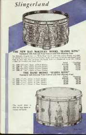 Radio king marching snare info. needed. HELP!