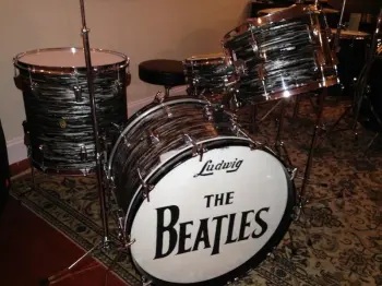 1964 Ludwig Oyster Black Pear 22,13,16