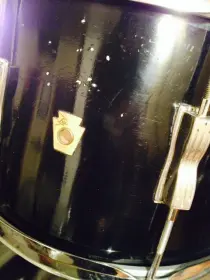 1965 / 1966 Ludwig Club Date Set in Black Lacquer with Matching Pioneer Snare