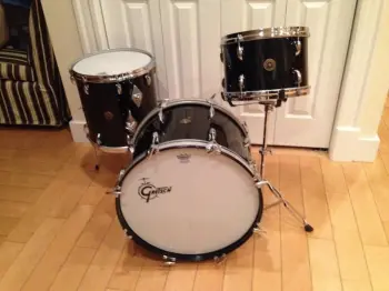 Gretsch 20,12,14 -58ish Black Nitron 3-ply Bass