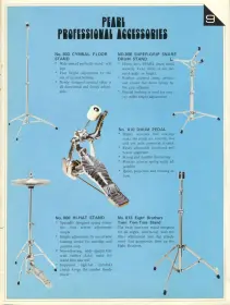 70s Pearl Cymbal Stands Needed!