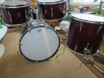 Premier early 70's Burgundy Pearl kit!