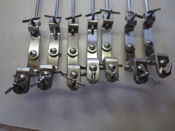 Cool Leedy 1930's-40's cymbal arms...$50 each..plus shipping...