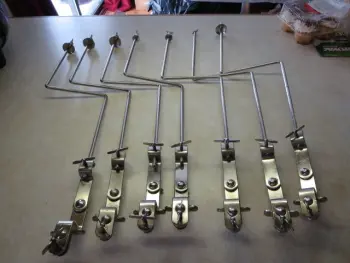 Cool Leedy 1930's-40's cymbal arms...$50 each..plus shipping...