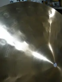 Rust on cymbals