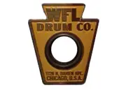 What years did Ludwig use the WFL Drum Co. badge?