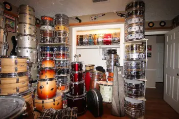 How do you display your drums?