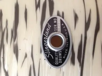 Slingerland White Tiger Pearl Question