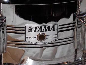 tama swingstar 6 1/2x14&quot; steel snare drum 1980's model