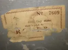 Rogers Holiday (1960's) - Information inquiry