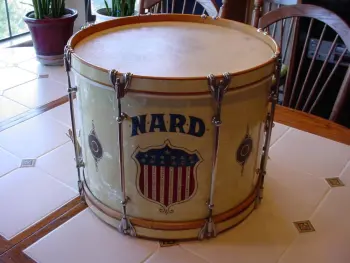 1920s LUDWIG &amp; LUDWIG No. 223 12X17 GOLD PLATED/CUSTOM MARQUETRY ONE-OFF SEPARAT