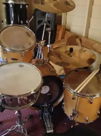 my frist slingerland kit i'm hooked