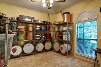 How do you display your drums?